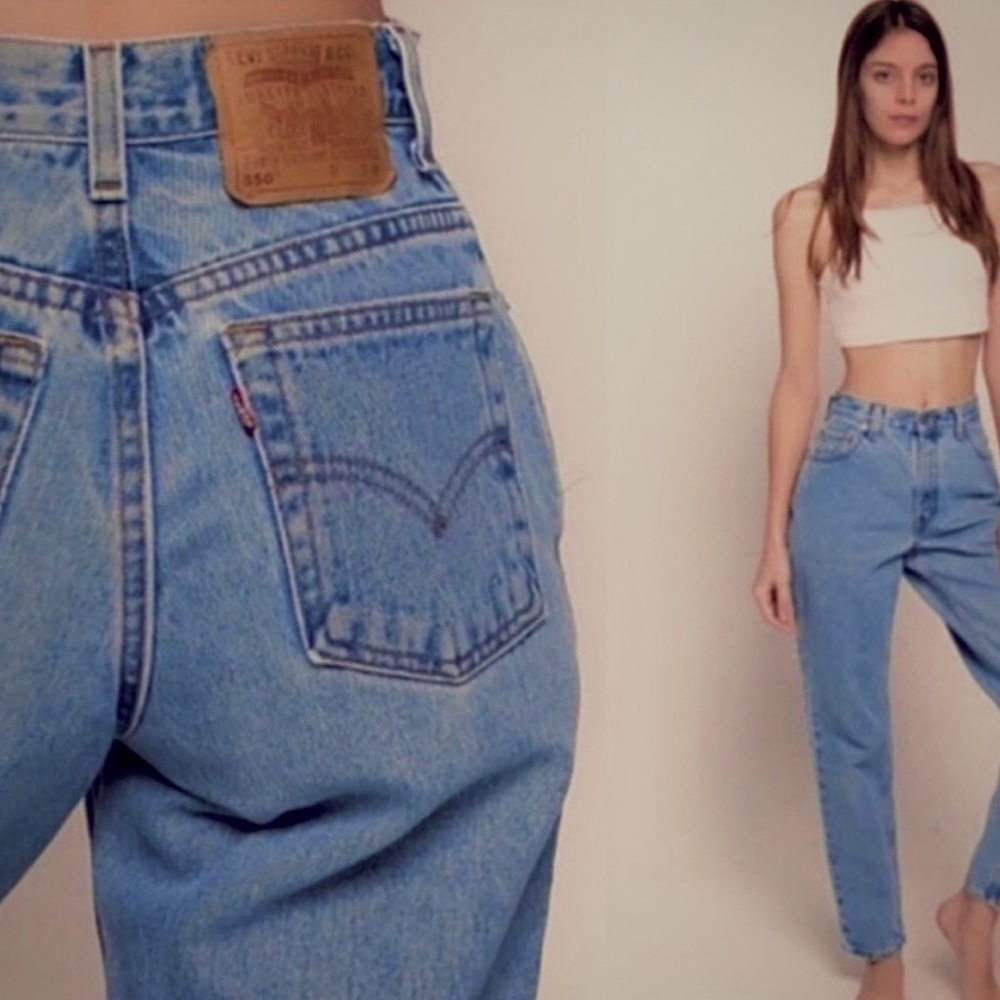 Levi's 550 Relaxed Fit Tapered Legs Mom Jeans